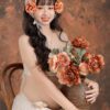 Chụp ảnh bầu đẹp tone cam xinh xắn vui tươi