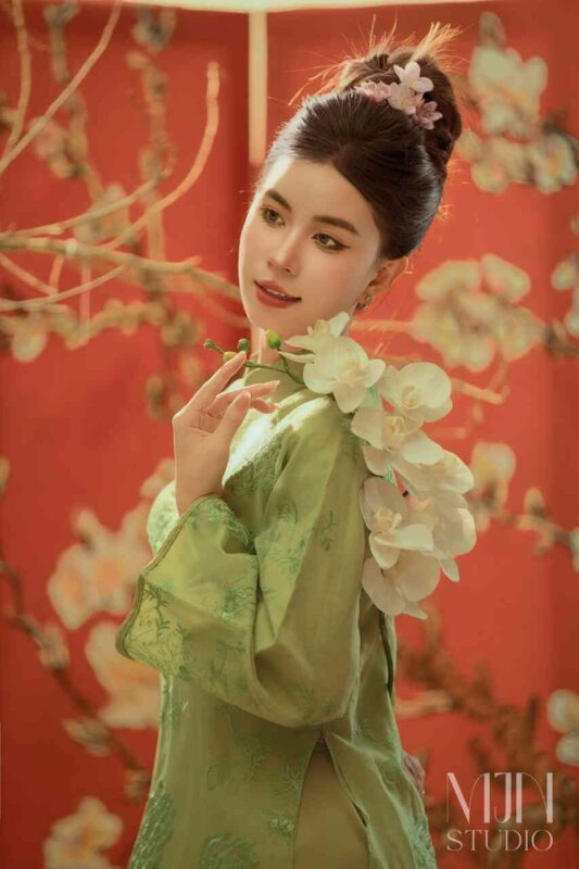 Tạo Dáng Chụp Ảnh Áo Dài Tết – Bộ Ảnh Đầy Sắc Xuân