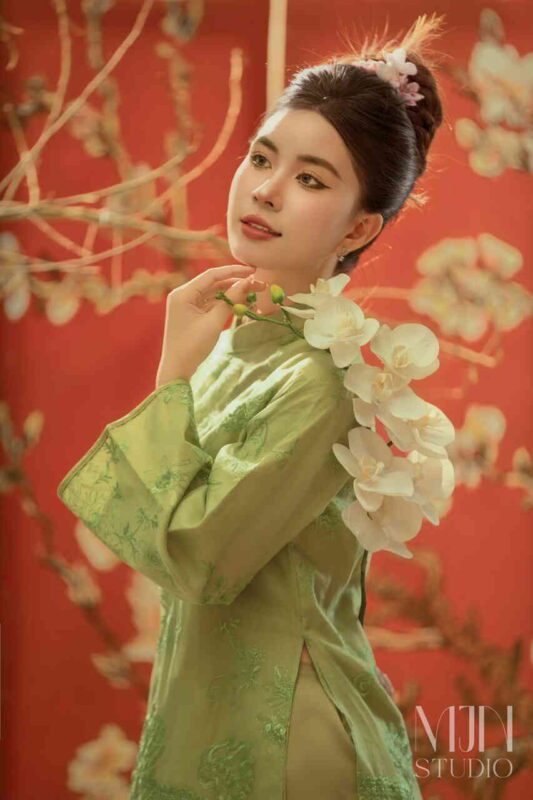 Tạo Dáng Chụp Ảnh Áo Dài Tết – Bộ Ảnh Đầy Sắc Xuân