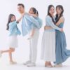 Chụp ảnh gia đình 5 thành viên thanh lịch hạnh phúc