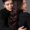 Chụp ảnh đôi trong Studio tối giản thanh lịch