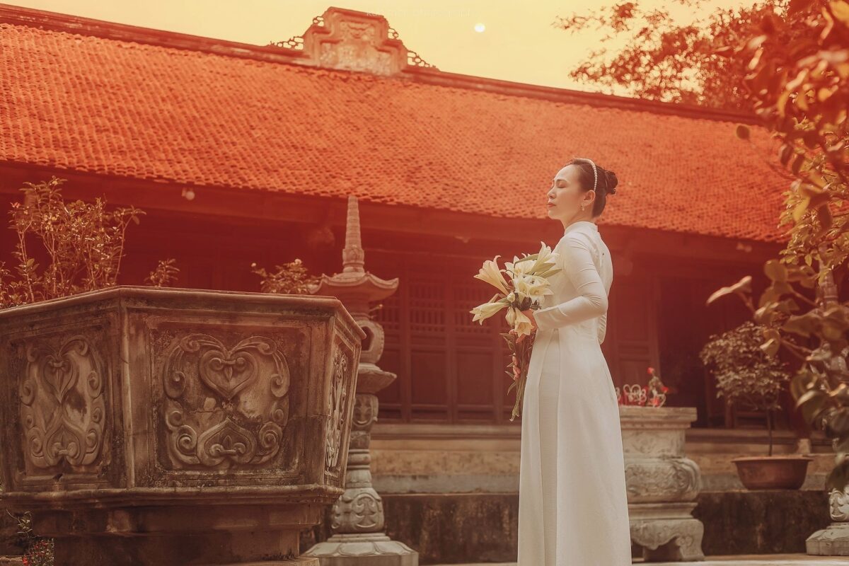 chụp ảnh cưới đẹp ở Bắc Ninh - Chùa Bút Tháp