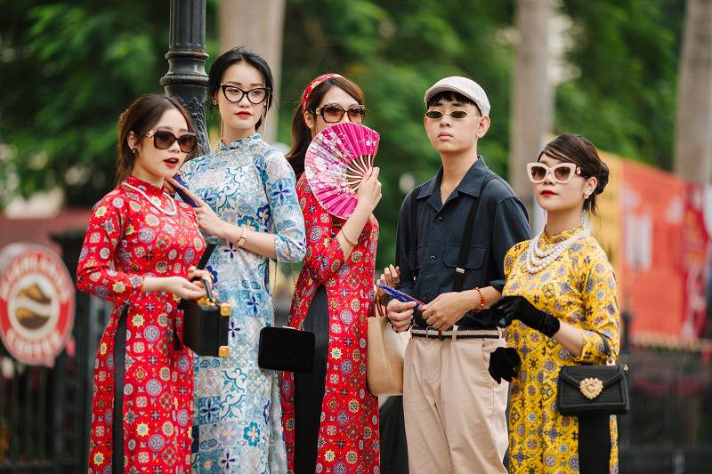 2. Concept áo dài Sài Gòn xưa - Nét hoài cổ cuốn hút
